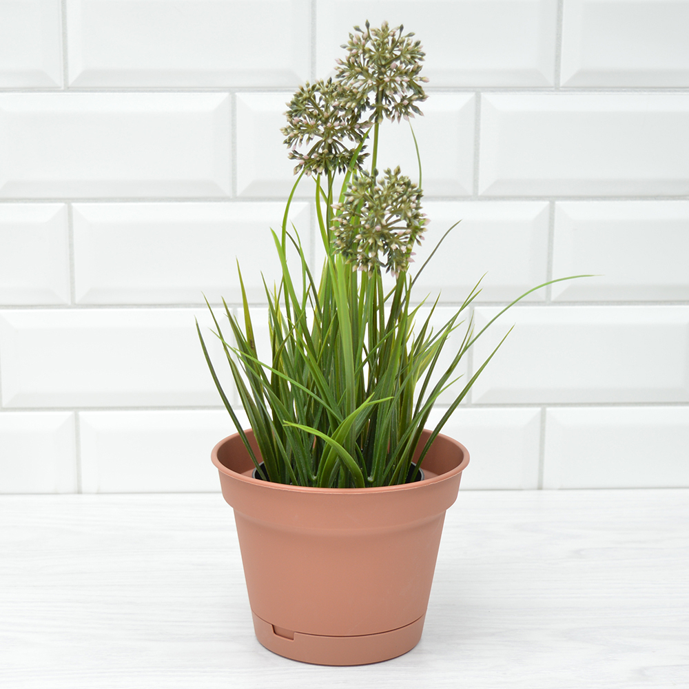 Горшок цветочный Mint 1,2л d150мм, терракотовый