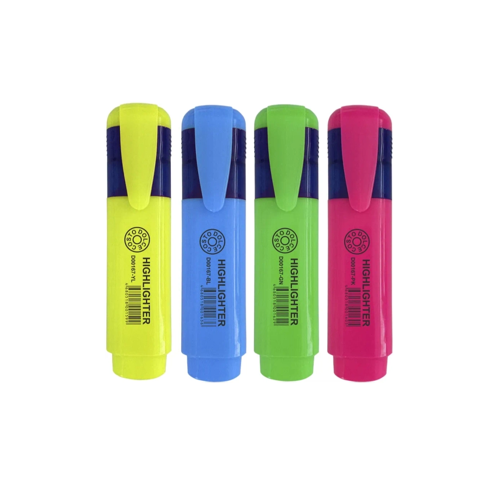 Маркер текст. 4 цв. DOLCE COSTO 1.0-5.0 D00168