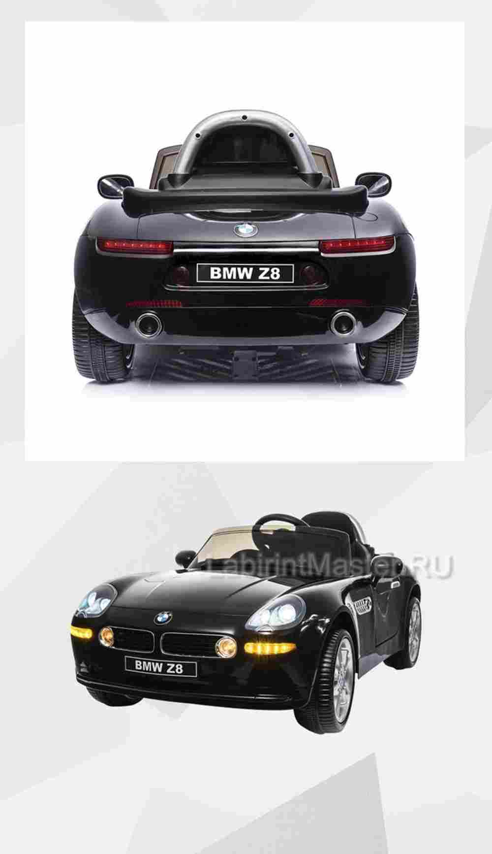 Детский электромобиль "BMW Z8" 6V, черный