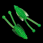 12 шт. 4,5 см Рыболовные, силиконовые приманки рачки. Головастик RuBaits Fly Frog Набор для рыбалки на щуку, судака, окуня, форель Для зимней рыбалки, микроджиг.