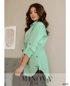 Рубашка 1079-мятный Minova