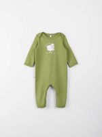 Слип с кнопками по шаговому шву "Фисташка" 0+