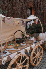 Ковбойская телега с крышей в аренду