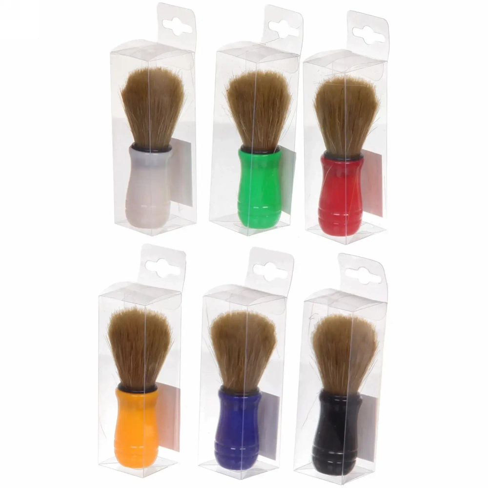 Помазок для бритья в пластиковой коробке «Томас», цвет ручки микс, 8,5см