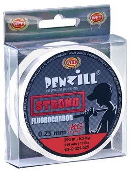 Леска монофильная WFT Penzill FLUOROCARBON Strong 200/025
