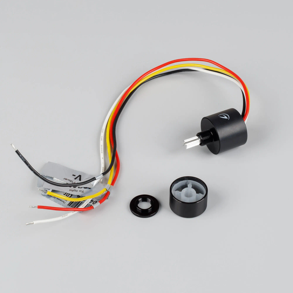 Диммер SR-NAVE-R24-2CH-BK (12-24V, 96-192W, DIM-CCT) (Arlight, IP65 Пластик, 2 года) 046134