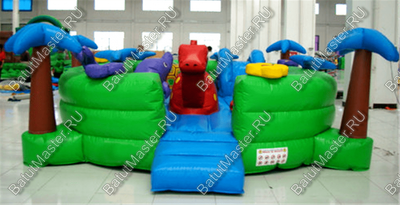 Коммерческий надувной батут "Водопой"