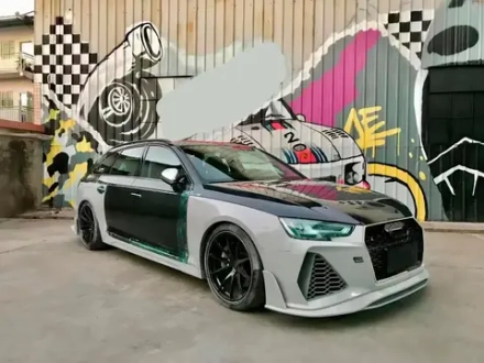 Обвес для AUDI RS4 A4 S4 2017 - 2019 Ауди аэродинамический обвес