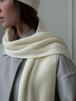 Шарф ASHA, молочный