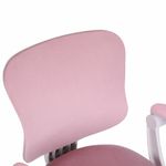 Кресло детское с подставкой для ног BRABIX "Sky MG-206", велюр, розовое, 533154