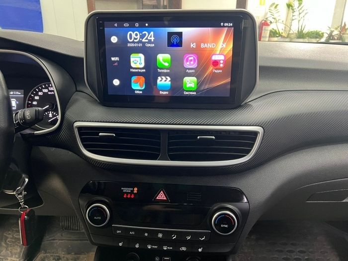 Магнитола для Hyundai Tucson 2018-2021 - Parafar PF547U2K на Android 13, Быстрая, QLED+2K, CarPlay, 4G SIM-слот
