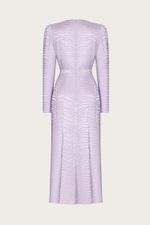 Платье из шелка с ручной авторской вышивкой