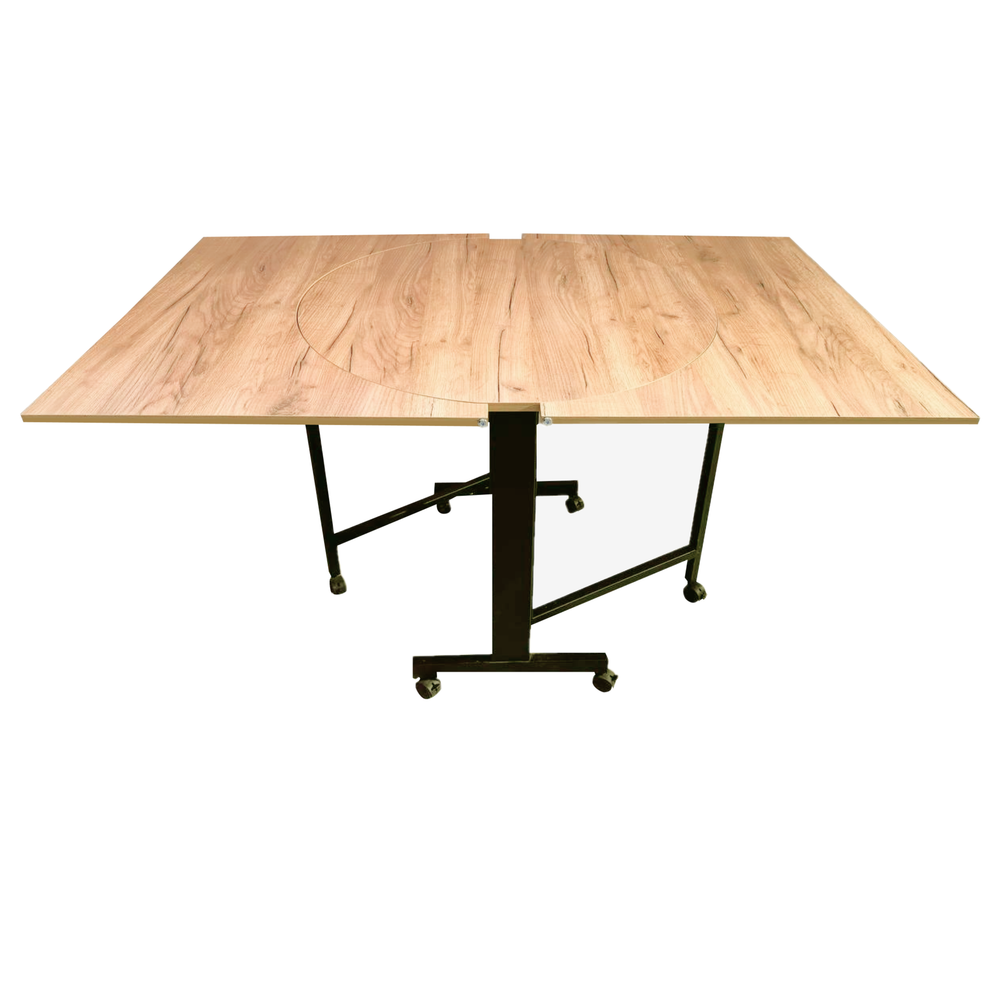 Стол-книжка PATERN 1, цвет дуб крафт золотой/ черный