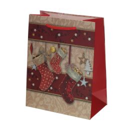 GAEM Пакет подарочный S (бумага 210г/м2, блок 12шт), L18 W10 H23 см, 4в.