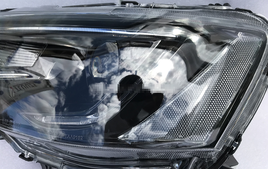 Передние фары Митсубиси Лансер V4 type [комплект Л+П; биксеноновая линза; яркие ходовые огни]