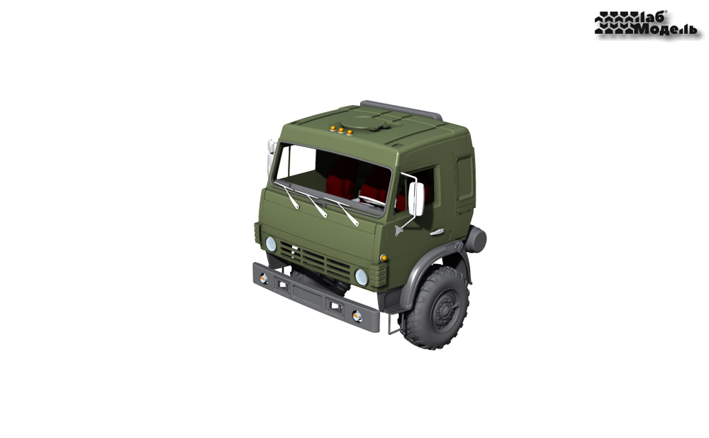 Cab of a military truck 4350. Scale 1/14