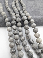 Картографическая яшма матовая 8мм