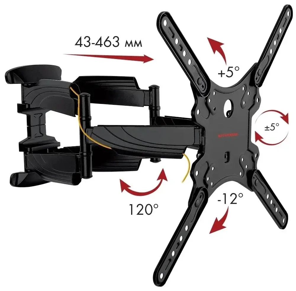 Кронштейн Arm Media COBRA-45 ,поворотно-выдвижной и наклонный