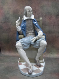 Статуэтка. Фарфор. Шекспир. Lladro. Испания