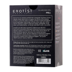 Чёрно-красное эрекционное виброкольцо 2,6см Erotist Toy Rechargeable Ring Mill