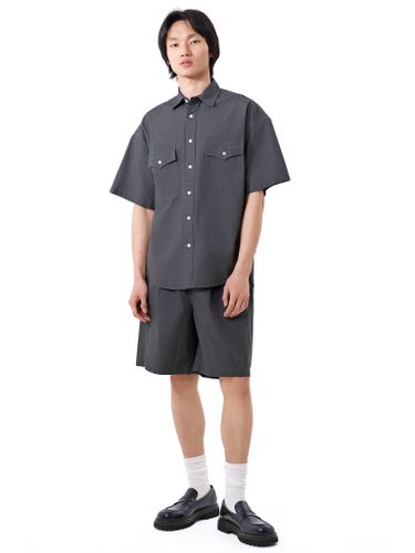 Серый хлопковый костюм Senseera с шортами