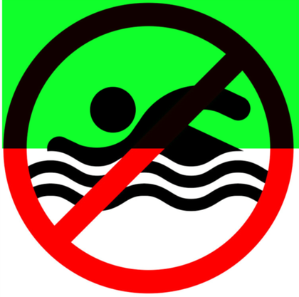 Р42 "Купаться запрещено!"