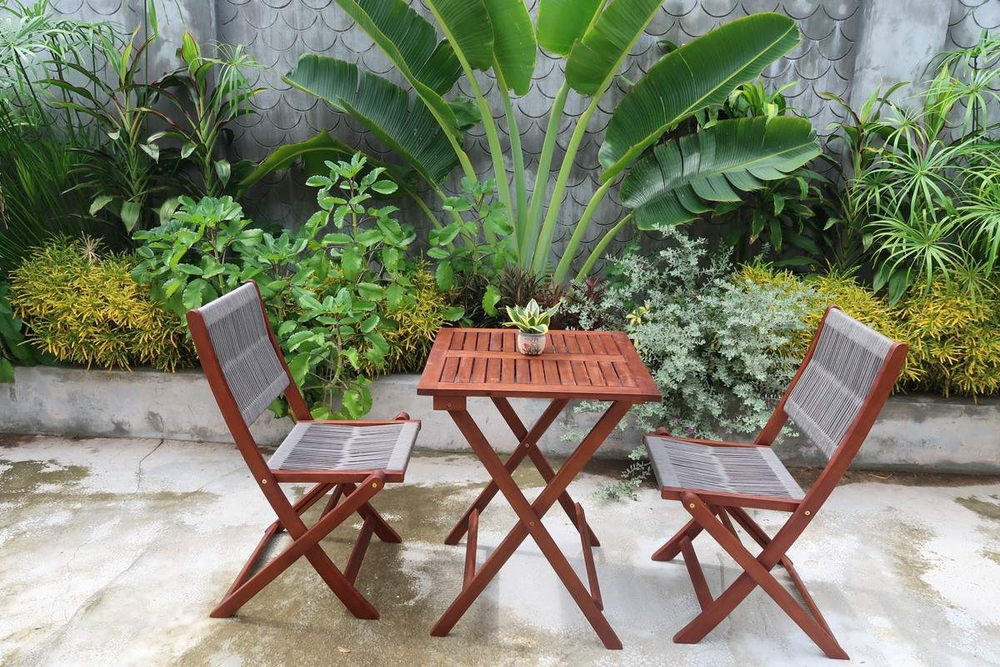 Набор садовой мебели из акации, 3 предмета, TP2090.0.2