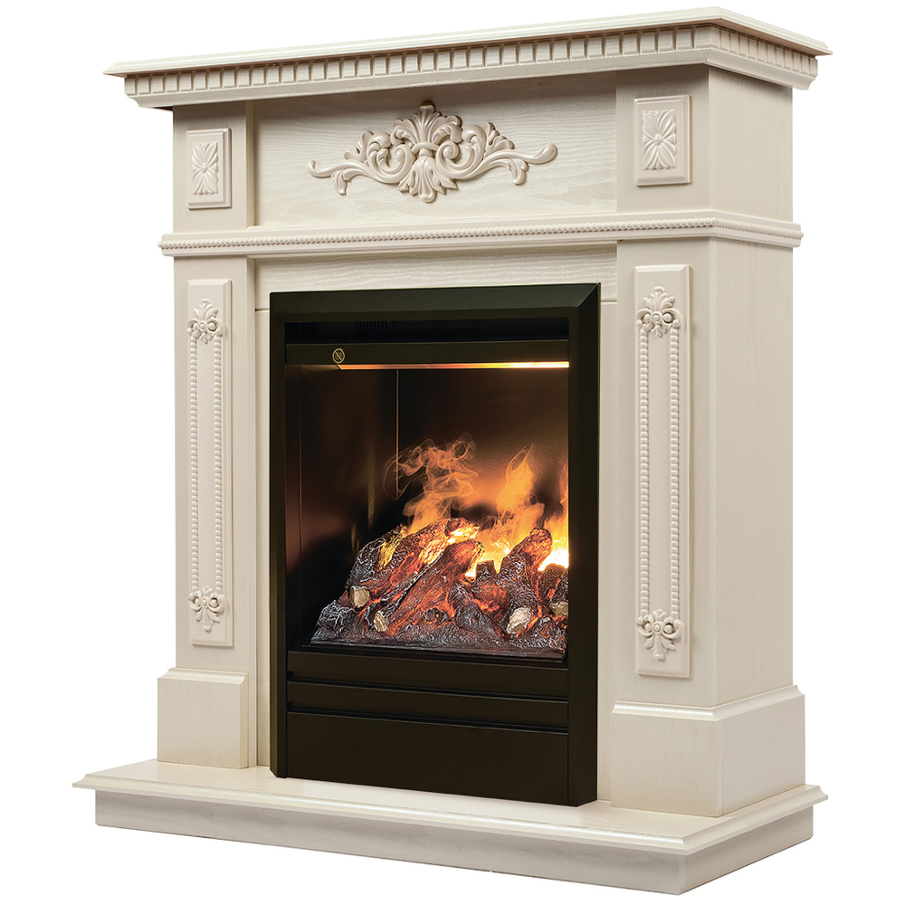 Каминокомплект Real Flame Lilian WT с очагом 3D Olympic