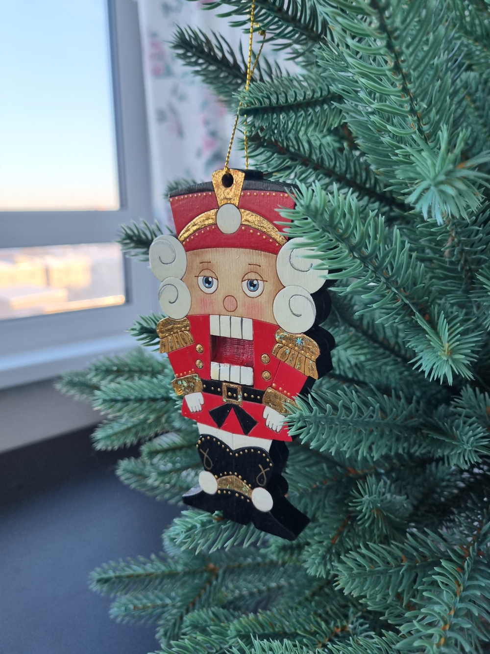 Щелкунчик деревянный игрушка на ёлку
