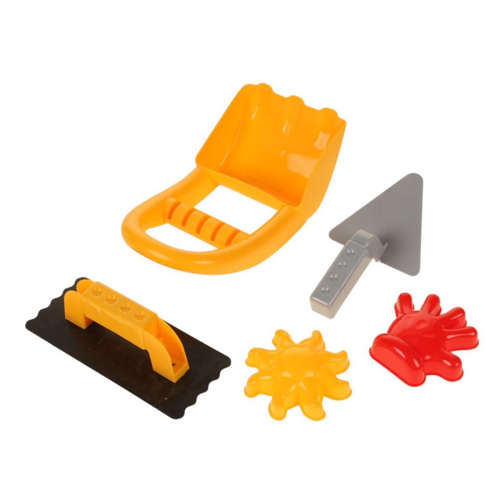 Набор для игры в песок с машинкой (5 предметов) сетка 213-9