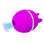 Лиловый двусторонний вибростимулятор клитора Gemini Ball (Цвет: лиловый)