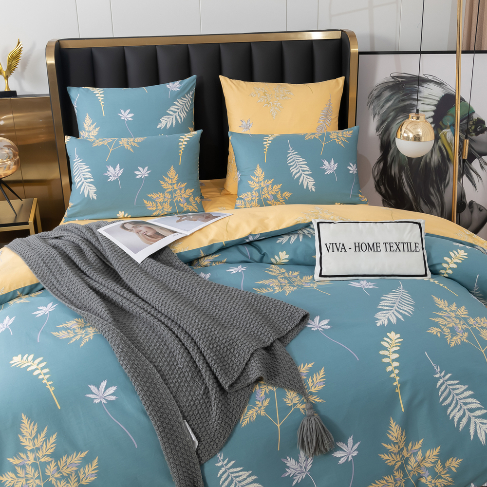 Комплект постельного белья Люкс Сатин 100% хлопок на резинке AR322