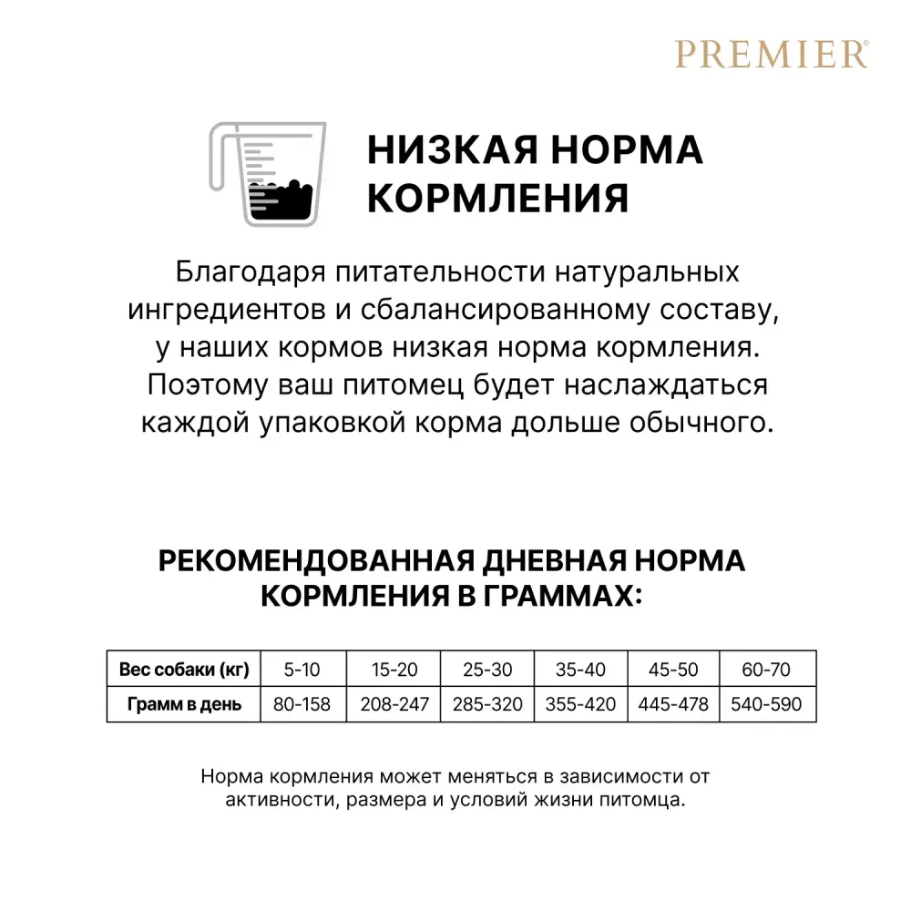 Уценка! Повр.упак. / Сухой корм Premier Dog Lamb&Turkey Adult Medium для собак средних пород из свежего мяса ягненка с индейкой