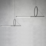 Подвесной светильник Imperiumloft Suspension Cercle Et Trait – Graphite Satine 40.1282-0