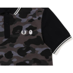 A Bathing Ape X Fred Perry Color Camo Polo черный