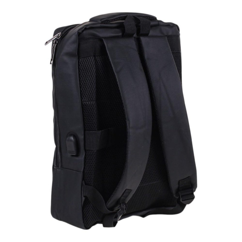 Рюкзак молодежный 41*30*10 см,1отд,3 карм,USB пров,отсек д/ноут,черный