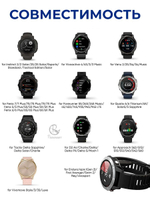 Зарядка прямая для смарт часов Garmin Fenix 7/7S/7X e.t.c., разъем USB-С (черный)