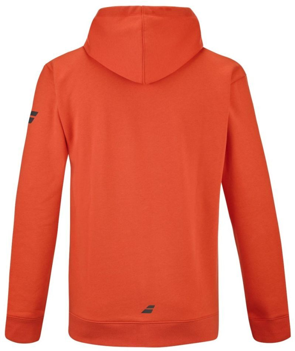 Детская теннисная толстовка Babolat Exercise Hood Sweat Boys - Red