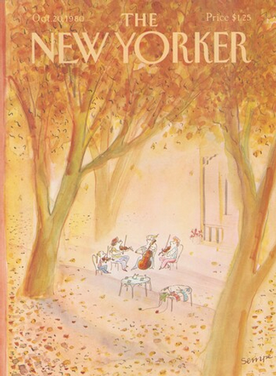 Журнал The New Yorker 20-10-1980, обложка