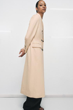 ZW COLLECTION КРУЗАЙ ДЛИННЫЙ ПАЛЬТО - ZARA