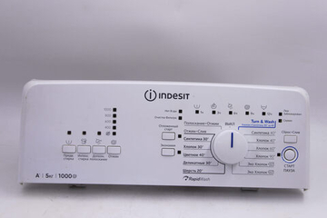 Модуль управления стиральной машины Indesit MTW A51051(RF) в сборе с пластиком