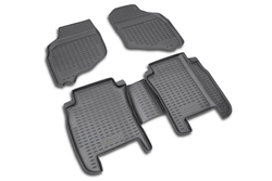 Коврики Standard, в салон HONDA Jazz 2001-2008, 4 шт. (полиуретан, чёрные) Element.NLC.18.05.210