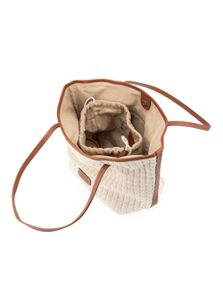 25083/23 Сумка жен., иск. кожа + нат. кожа