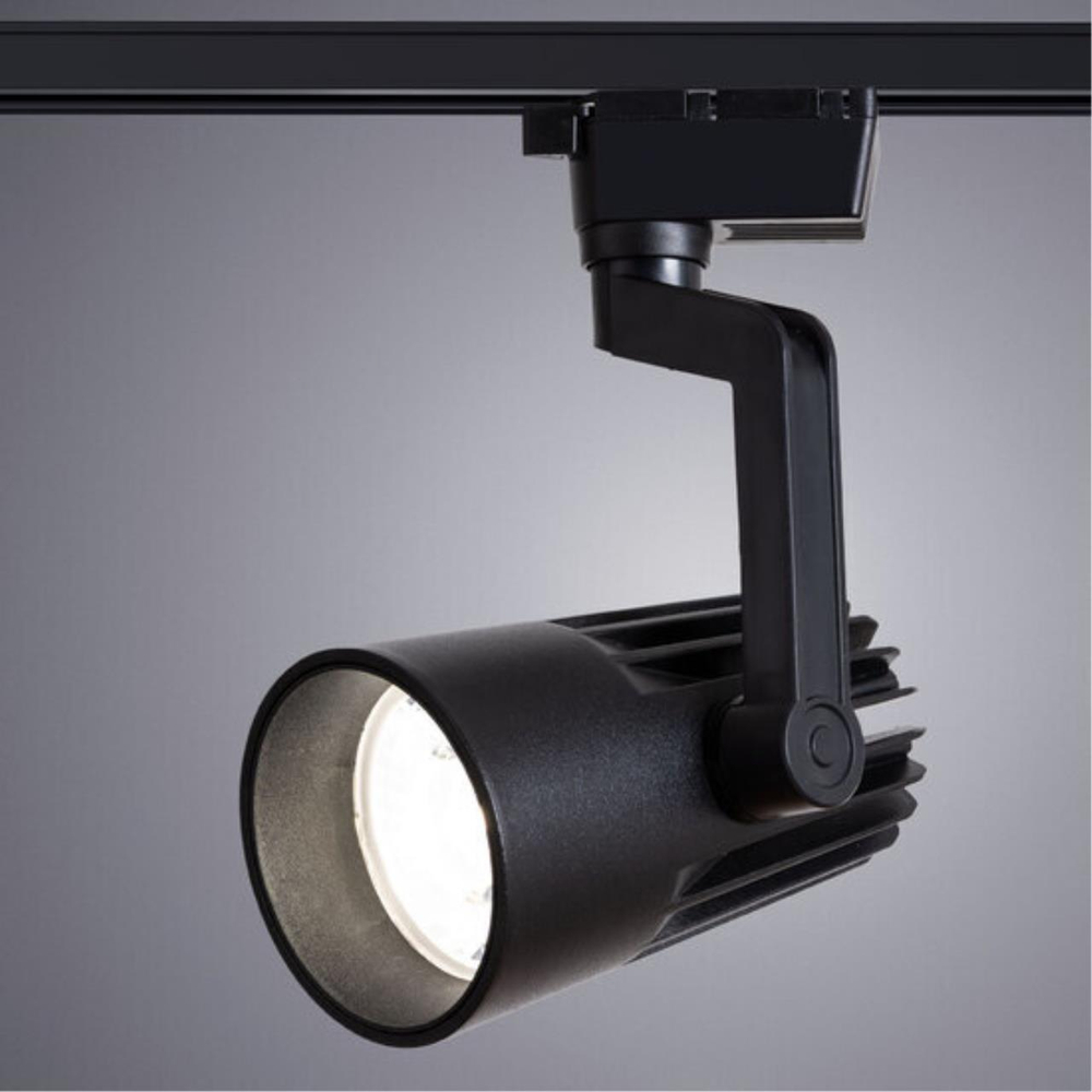 Трековый светодиодный светильник Arte Lamp WALES A1640PL-1BK