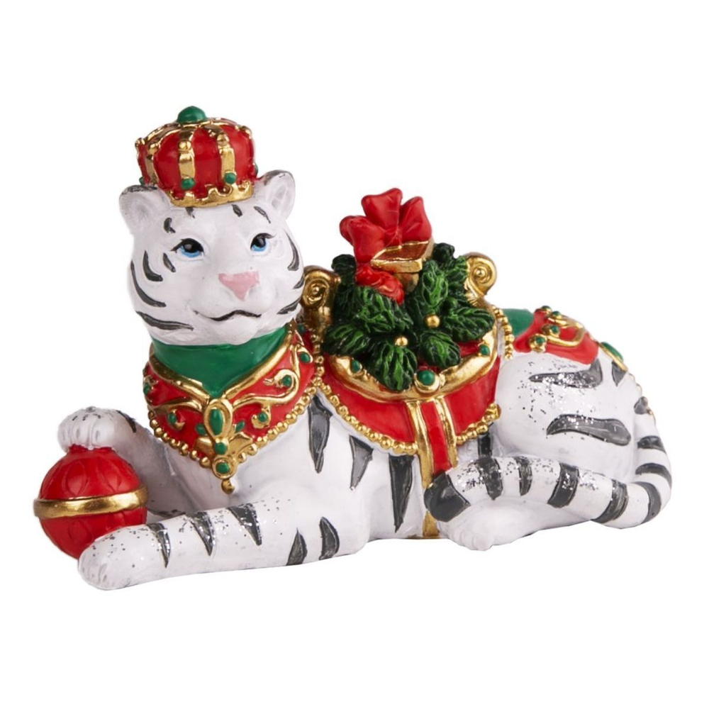 Фигурка декоративная полирез, Тигр султан, 6х4х8.8 см, 87591