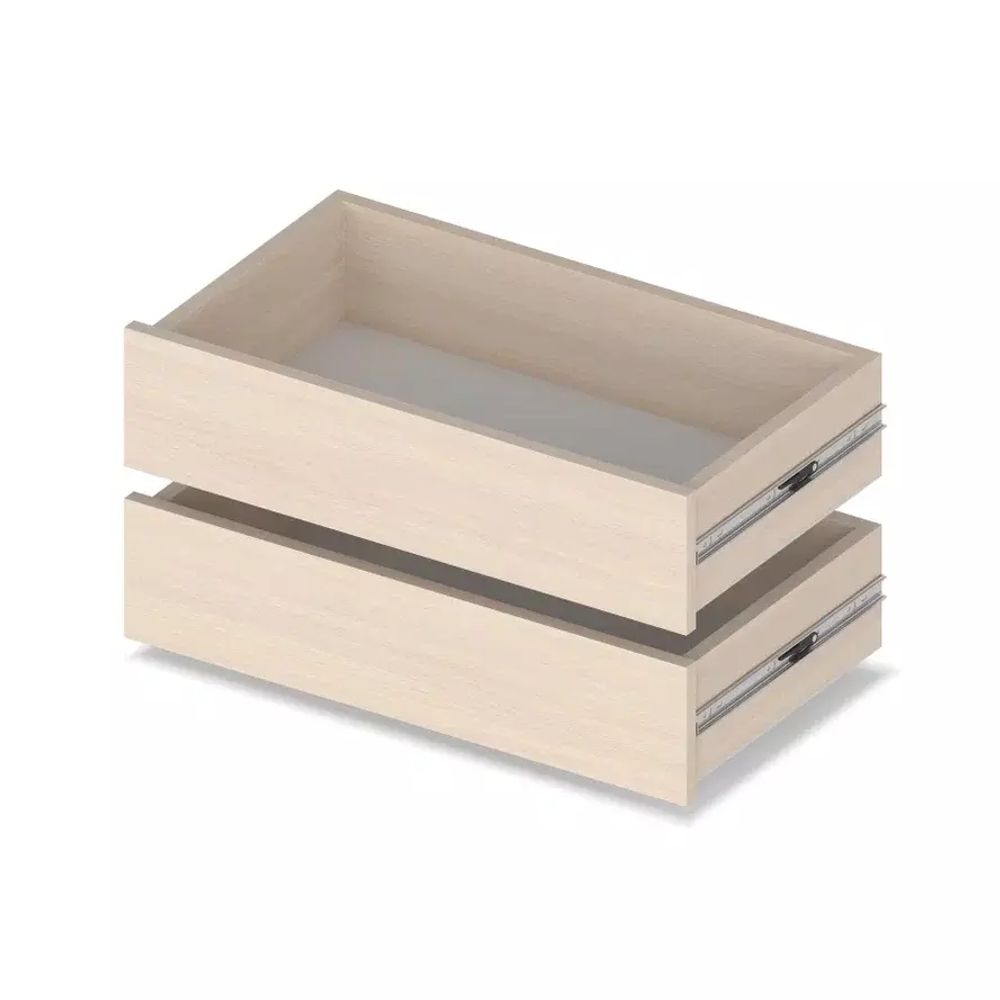 Выдвижные ящики для шкафов глубиной 450 мм "Мартин" М74 (дуб молочный),