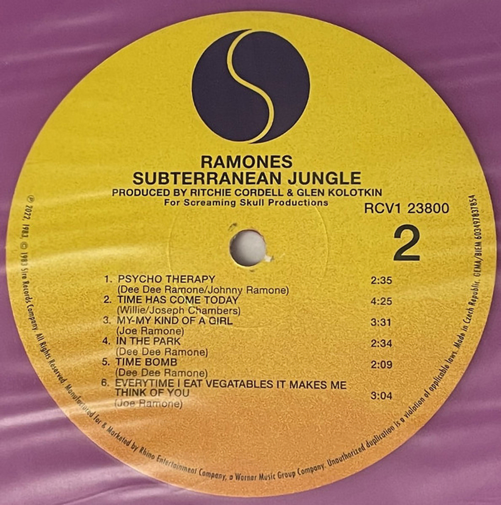 Ramones / Subterranean Jungle (Coloured Vinyl)(LP)
