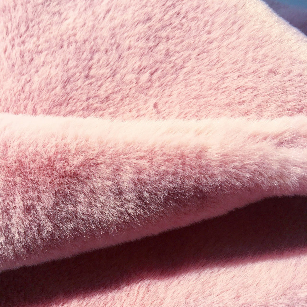 8203 MD Невероятно мягкий плед PREMIUM пыльно-розовый, мягкий МЕХ "Furry Heart Blanket" 50х70 см в лежанку/ сумку/ в переноску/ в дорогу