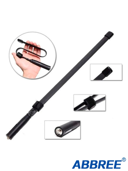 Тактическая складная антенна для радиостанций Baofeng (ABBREE) AR-152A SMA-F 48 см