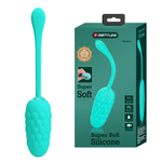 Бирюзовое перезаряжаемое виброяйцо Marina